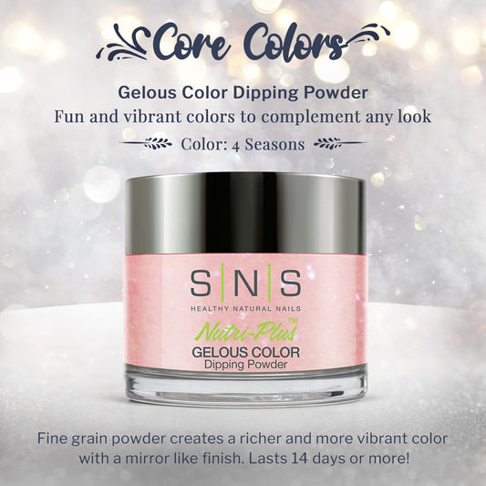 SNS Healthy Natural Nails 4 Seasons nude palette offers versatile everyday nails.