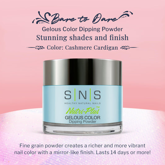SNS Nail Dip Cashmere Cardigan swatches reveal rich depth without UV lamp necessity.