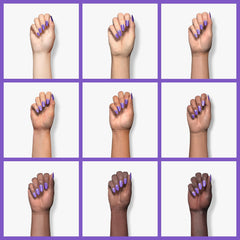 SNS Nail Dip Divine Intimacy nails finish with glossy salon-like shine.
