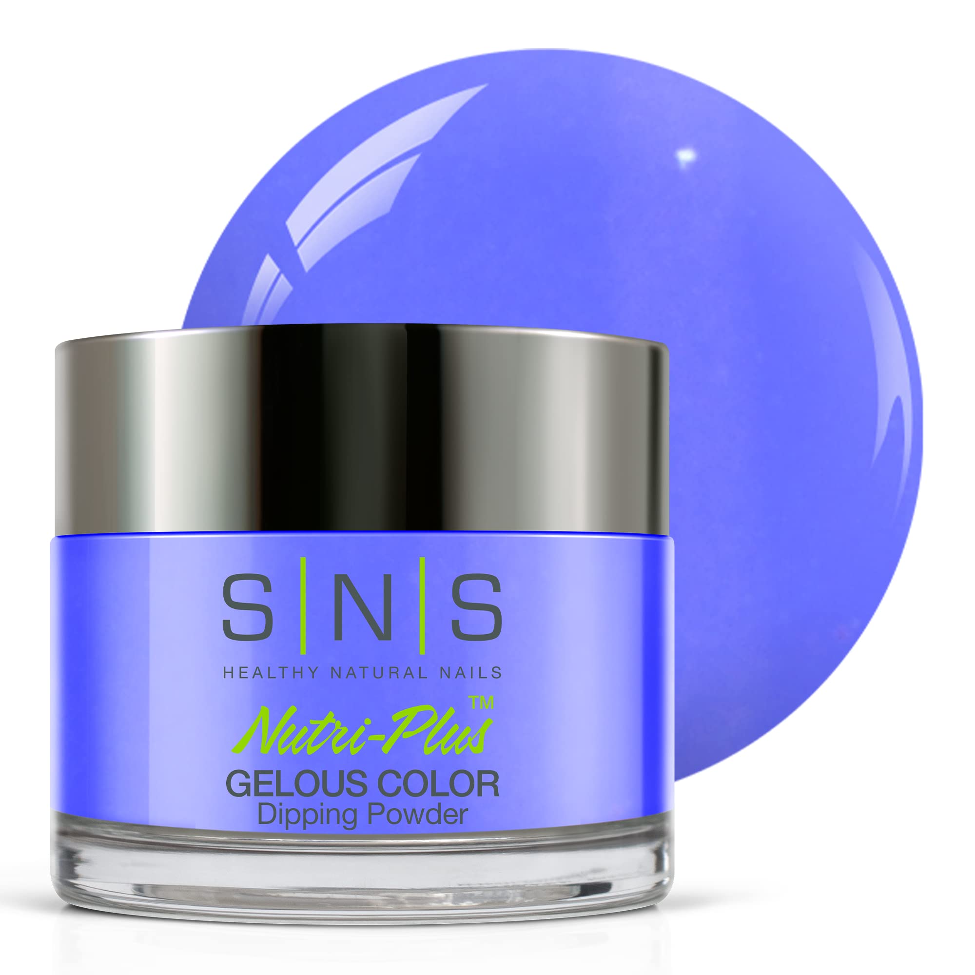 SNS Nails Iguacu Falls color swirl close-up for long-lasting dip color