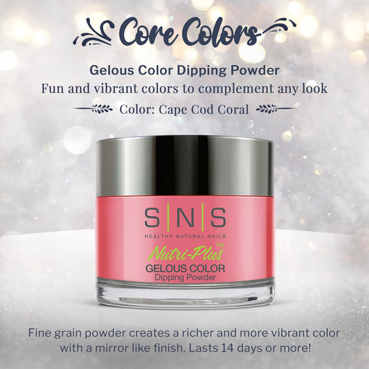 SNS Nail Dip Powder application brush demonstrates quick at-home dips for salon-quality results.