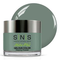 SNS Nail Dip Powder Arm Candy bottle close-up for long-lasting green seafoam color