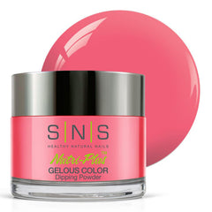 SNS Nail Dip Powder Cape Cod Coral bottle offers vibrant pink-magenta cream for a lasting finish.