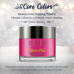 SNS Nail Dip Powder Fantasy bottle during application for a smooth salon-like finish.