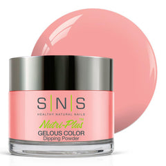 SNS Nail Dip Powder Fashion Walk bottle shows pink pastel cream for long lasting color