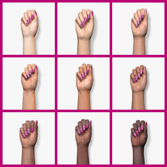 SNS Nail Dip Powder Flirty nails close-up with rich gloss and even finish