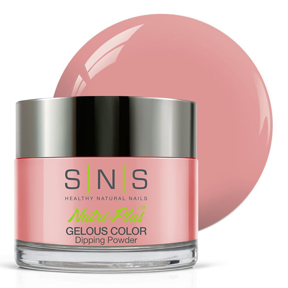 SNS Nail Dip Powder Fun In Bogota displays a rich purple-mauve-cream shade for a striking manicure.