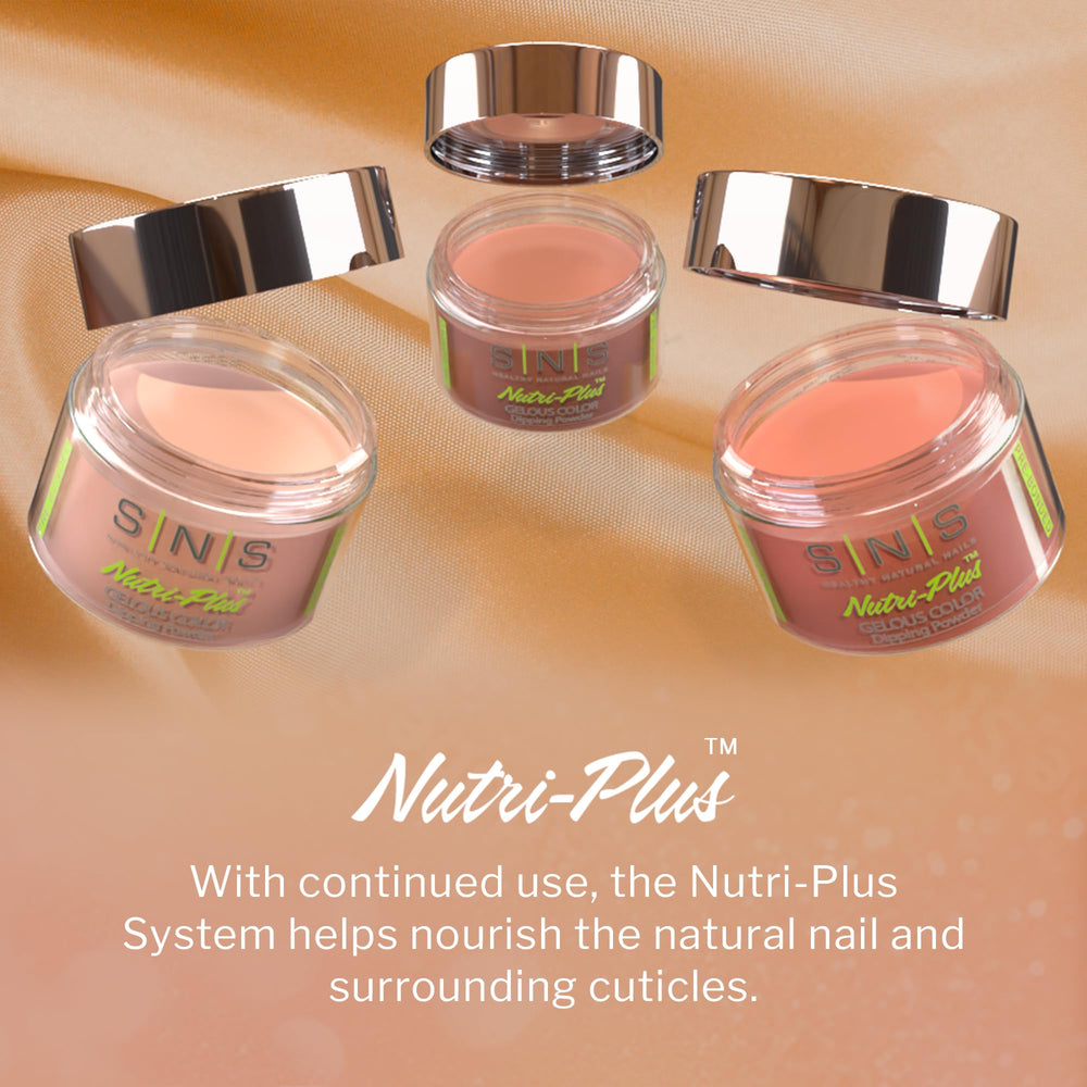 SNS Nail Gelous Color Isle Of View finish closeup highlights mirror-like sheen.