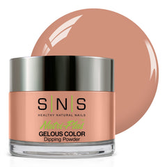 SNS Nail Gelous Color Isle Of View packaging shows long-lasting, low-odor dip powder.