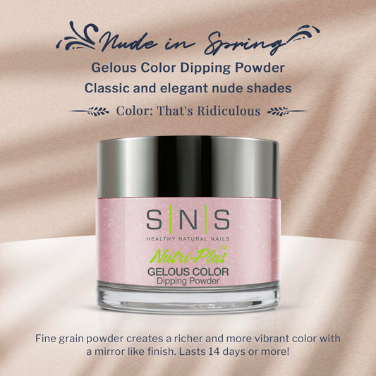 SNS Nails Gelous Color purple pastel cream finish; dries instantly without UV lamp.