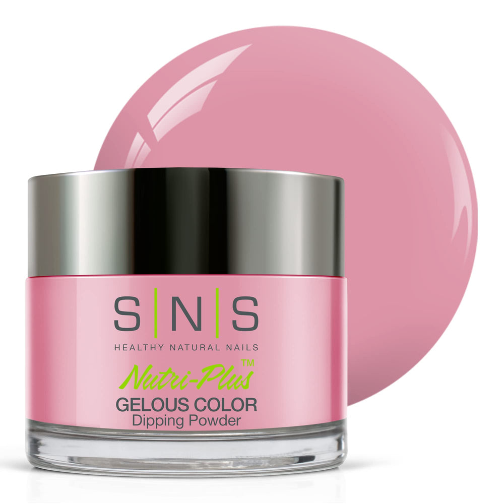 SNS Nail Dip Powder Hot Yoga Pants bottle with vibrant pink shimmer that lasts up to 14 days
