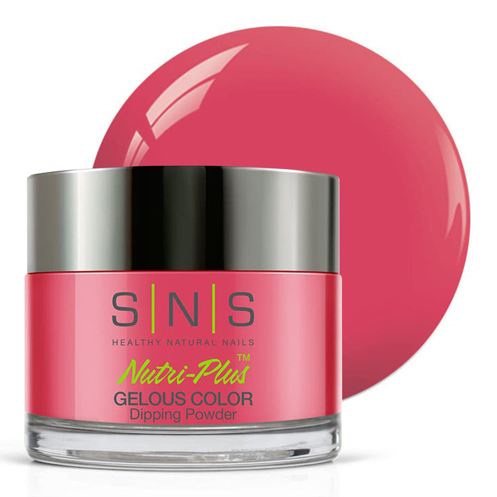 SNS Nail Dip Powder Jumping For Joy pink shimmer delivers long-lasting color without UV lamp