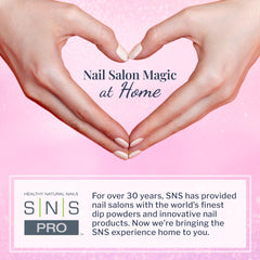 SNS Nail Dip Powder low odor formula supports comfortable at home use.