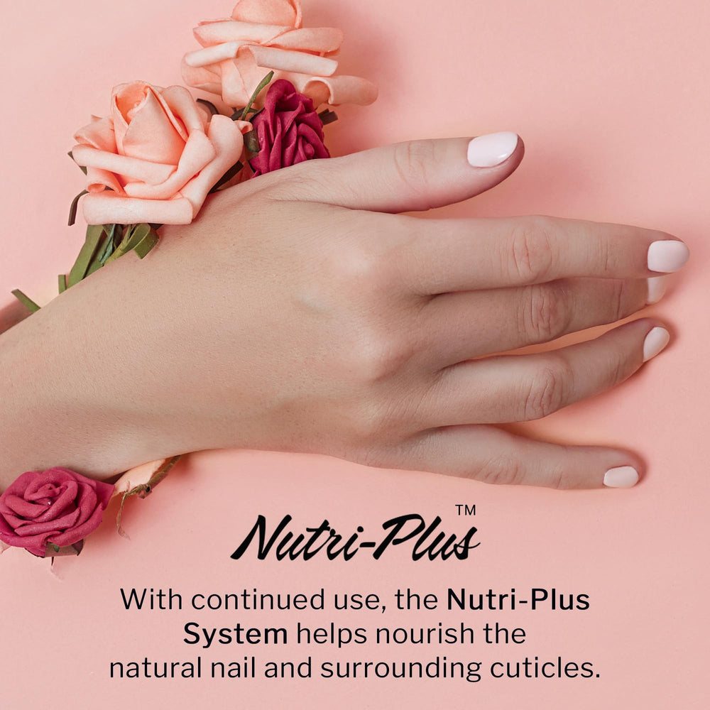 SNS Nails Nutri-Plus system nourishes natural nails and cuticles.