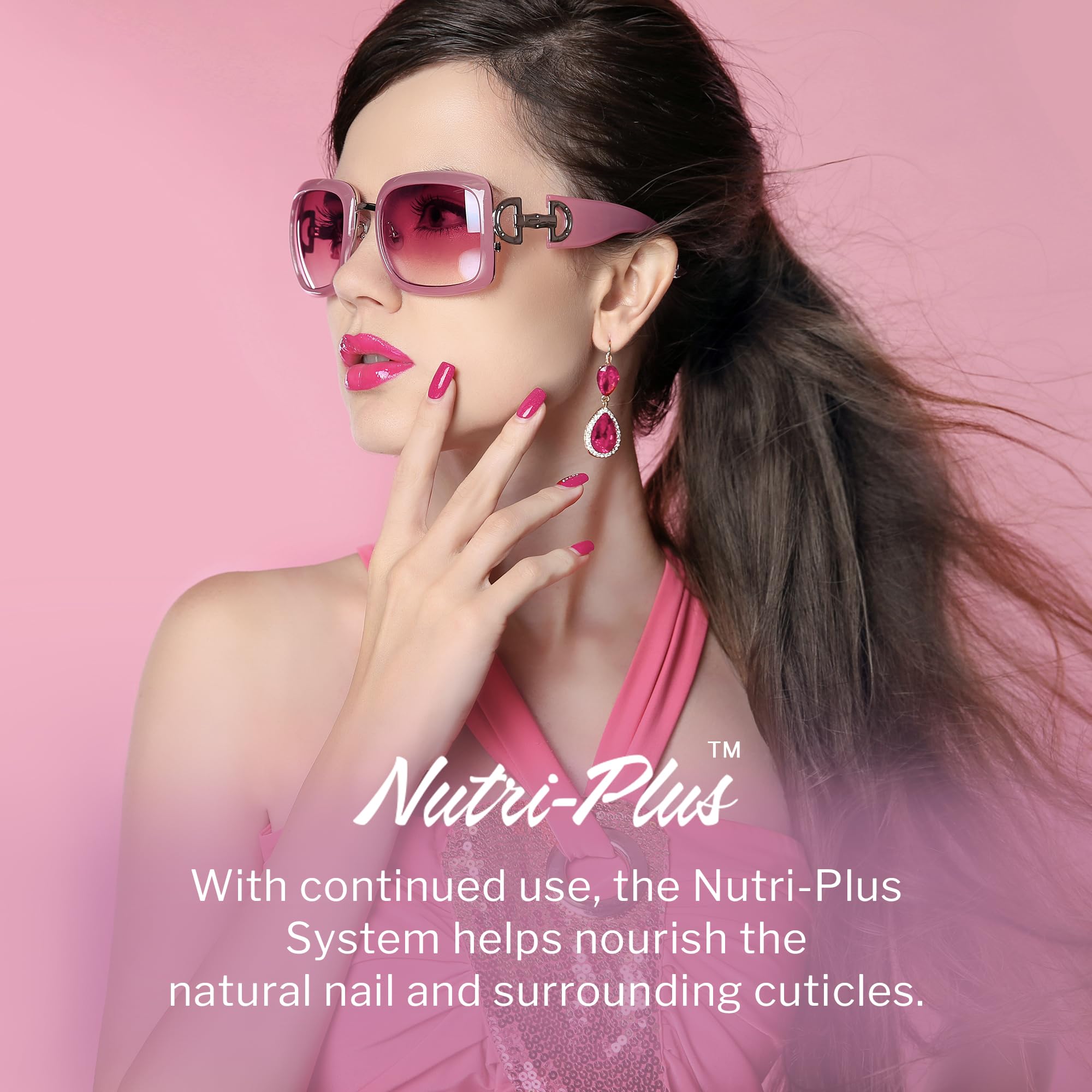 SNS Nail Dip Powder Midnight Serenade nails on hand showcase elegant wine shade for daily wear.