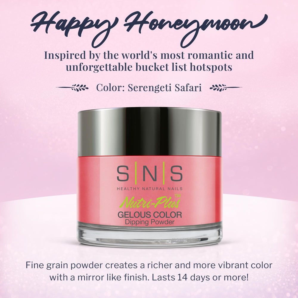 SNS Serengeti Safari powder swatches demonstrate depth and smooth application.
