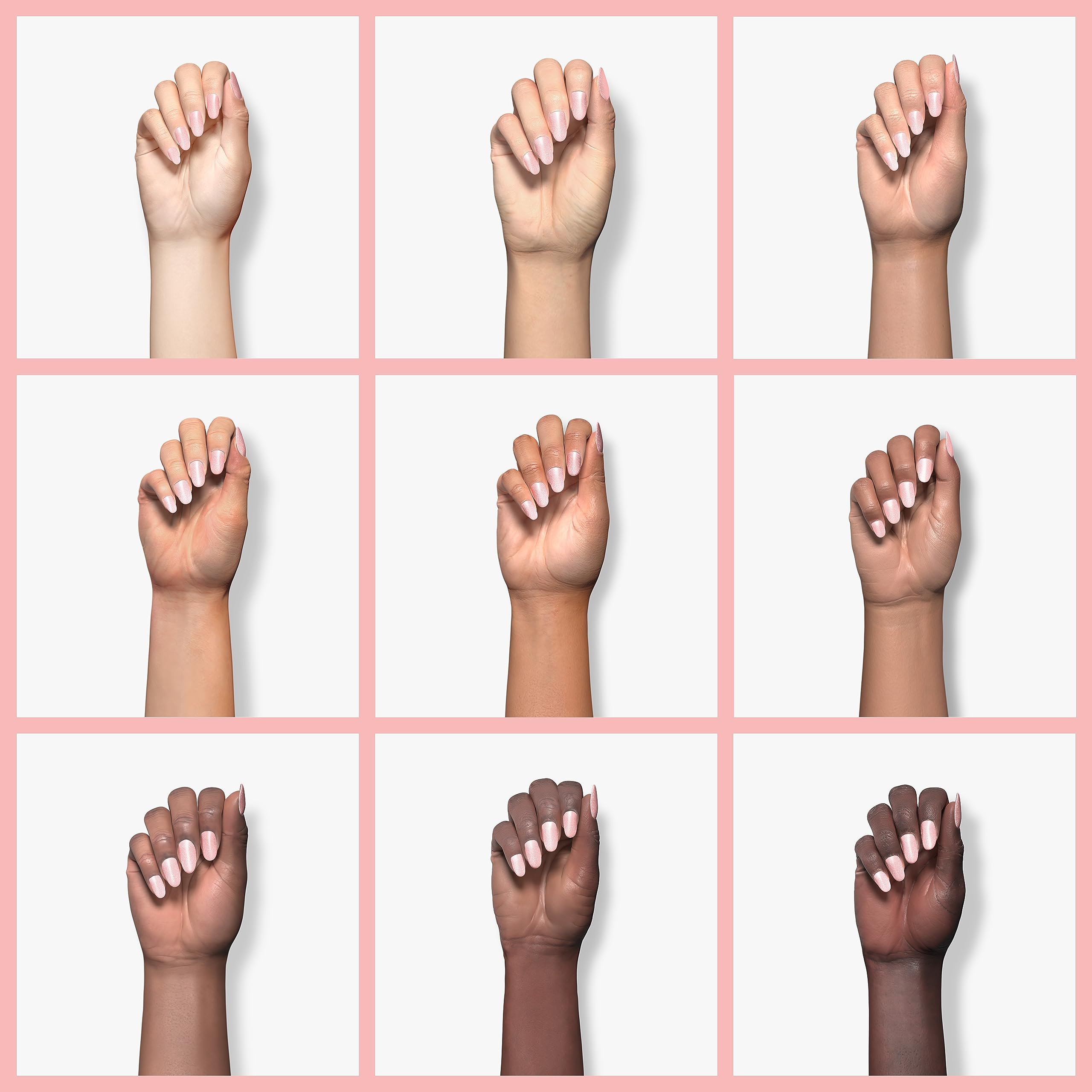 SNS Nail Dip Powder shimmer swatch featuring radiant, mirror-like shine.
