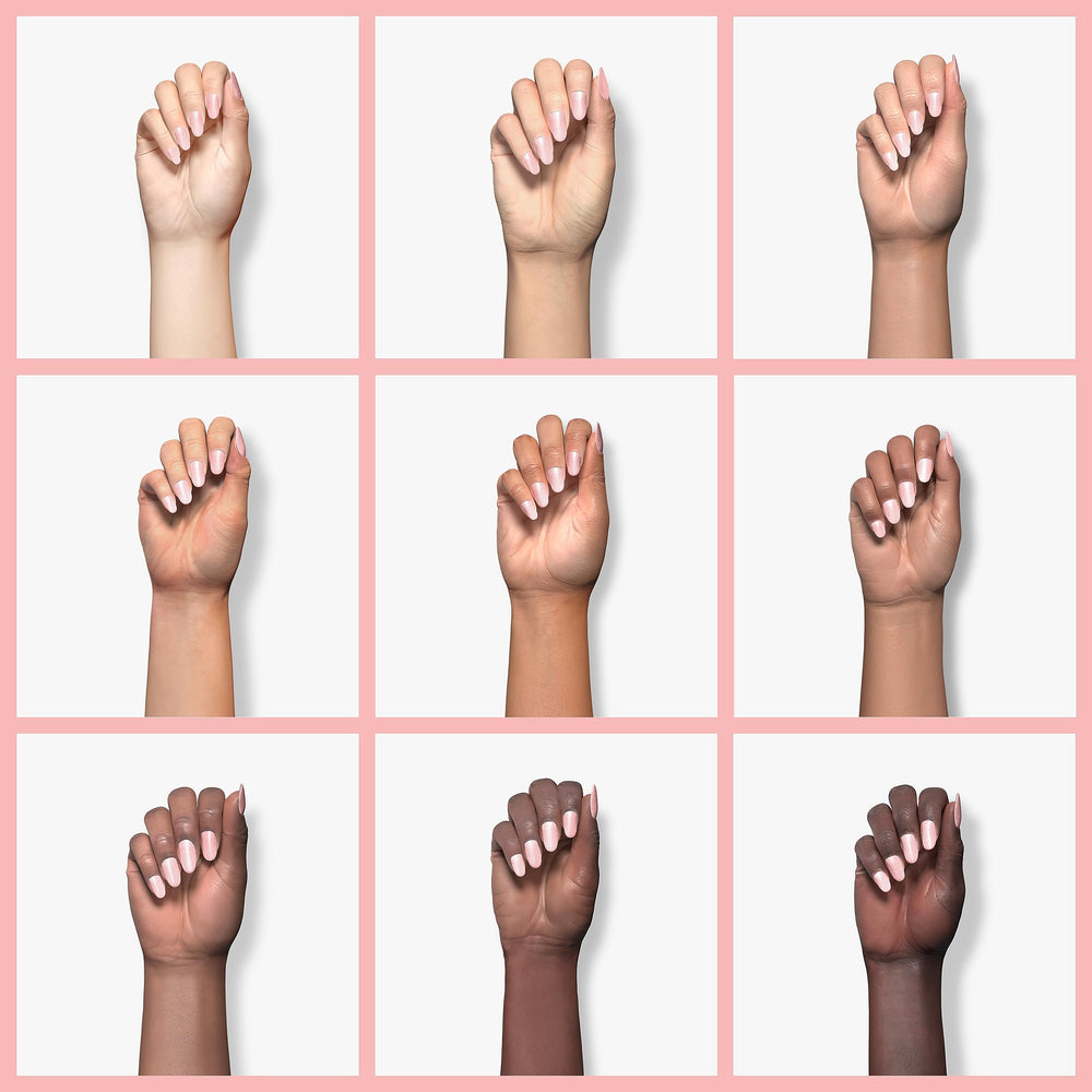 SNS Nail Dip Powder shimmer swatch featuring radiant, mirror-like shine.