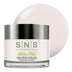 SNS Nail Dip Powder in Winter Wedding color swirl for long-lasting salon-quality nails.