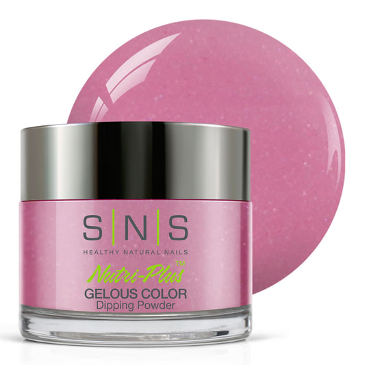 SNS Wizard Fantasy jar shows glittery purple dip powder for vibrant at-home color.