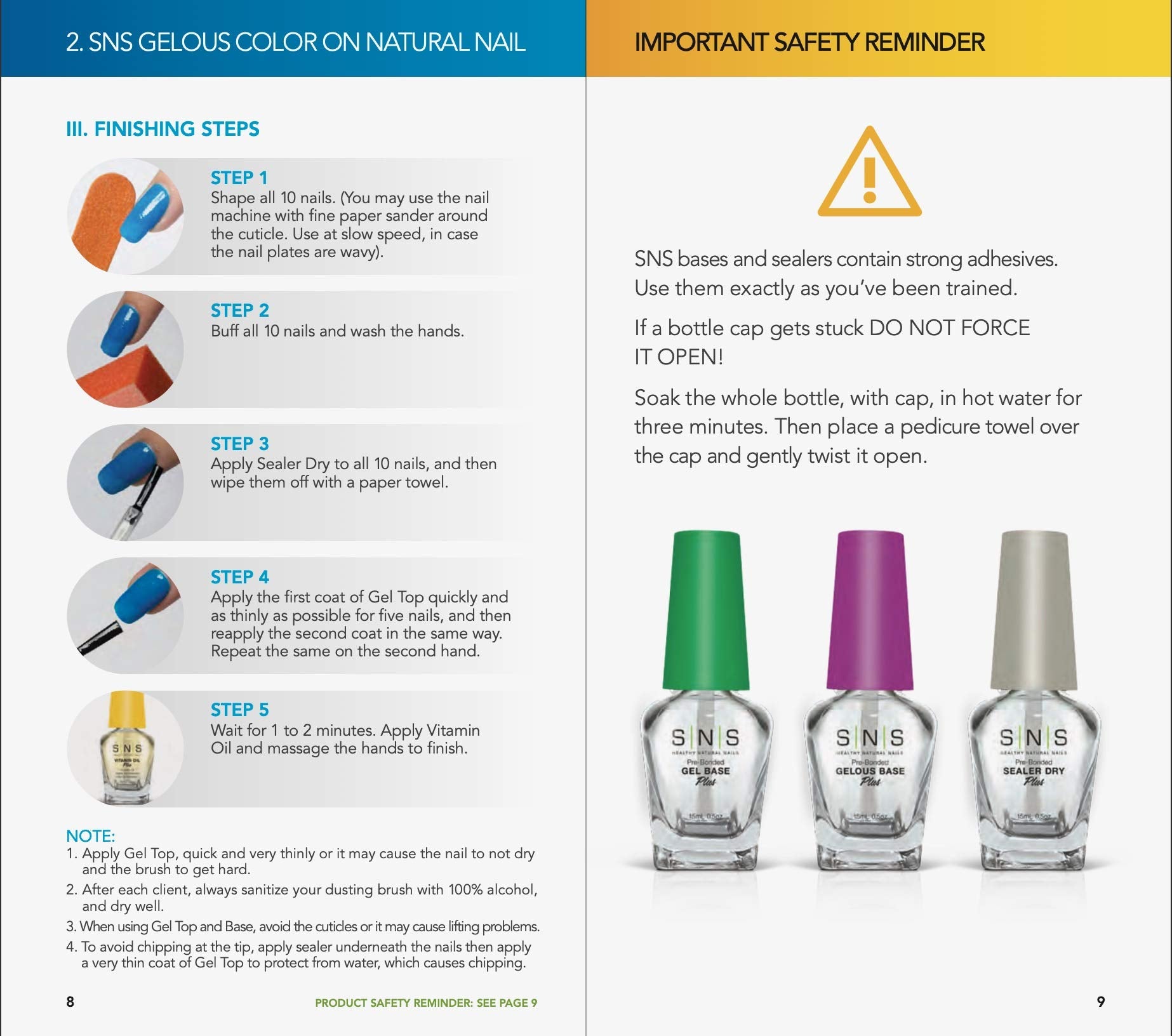 SNS Nails Gelous Color 158 chip-resistant finish for long-lasting wear