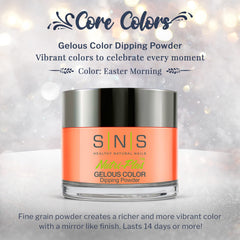 SNS Nails Gelous Color 391 jar swatch highlights color depth without UV light