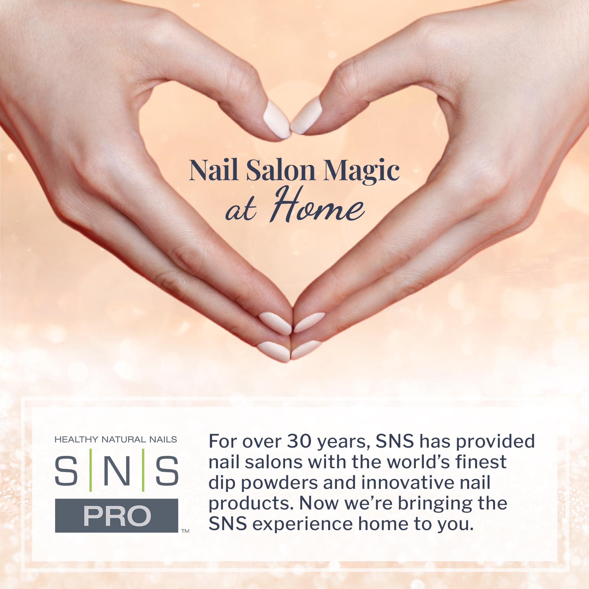SNS Nails 10 Free packaging emphasizes hypoallergenic, gentle formula