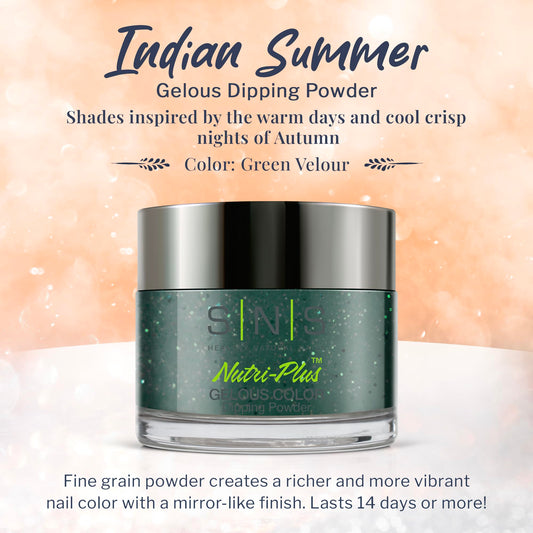 SNS Nails jar closeup reveals fine grain powder for deeper color