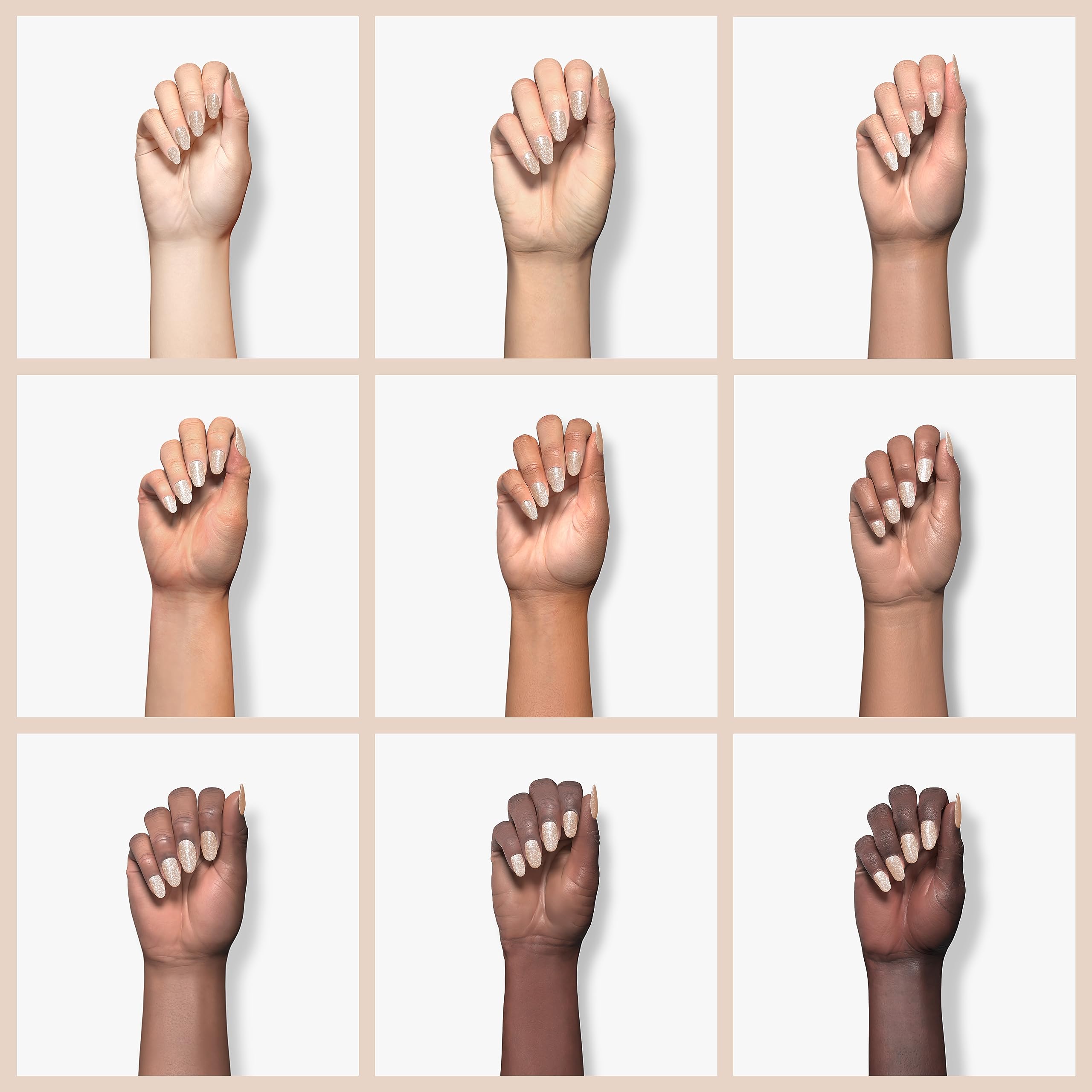 SNS Nutri-Plus system illustration highlighting nail-friendly formula