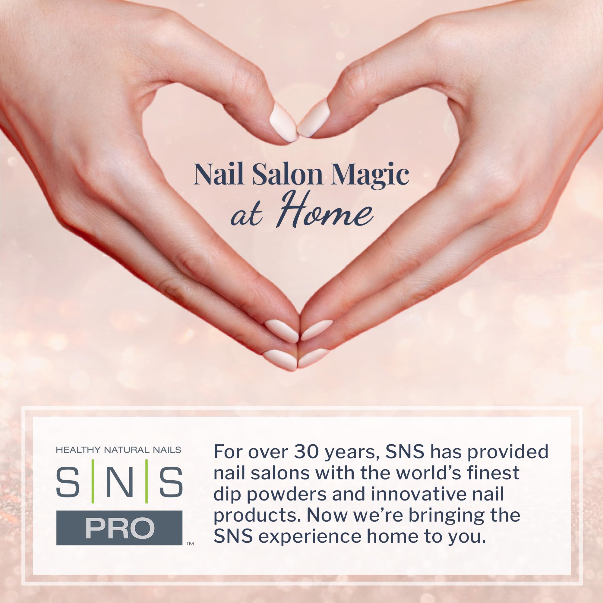 Home manicure setup using SNS SenShine Gel Top Coat for durable results.