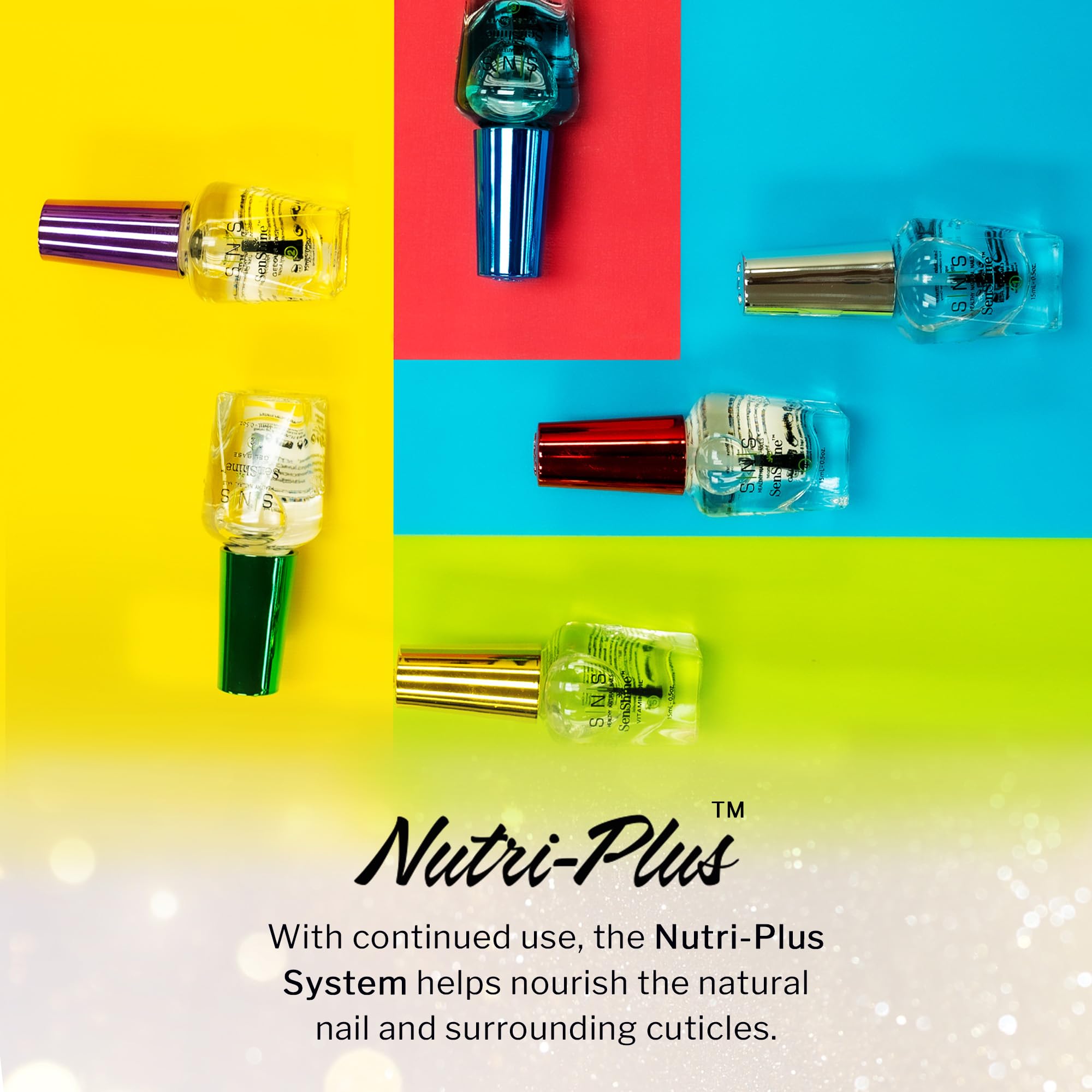 SNS SenShine Sealer Dry nails show a protected, glossy layer