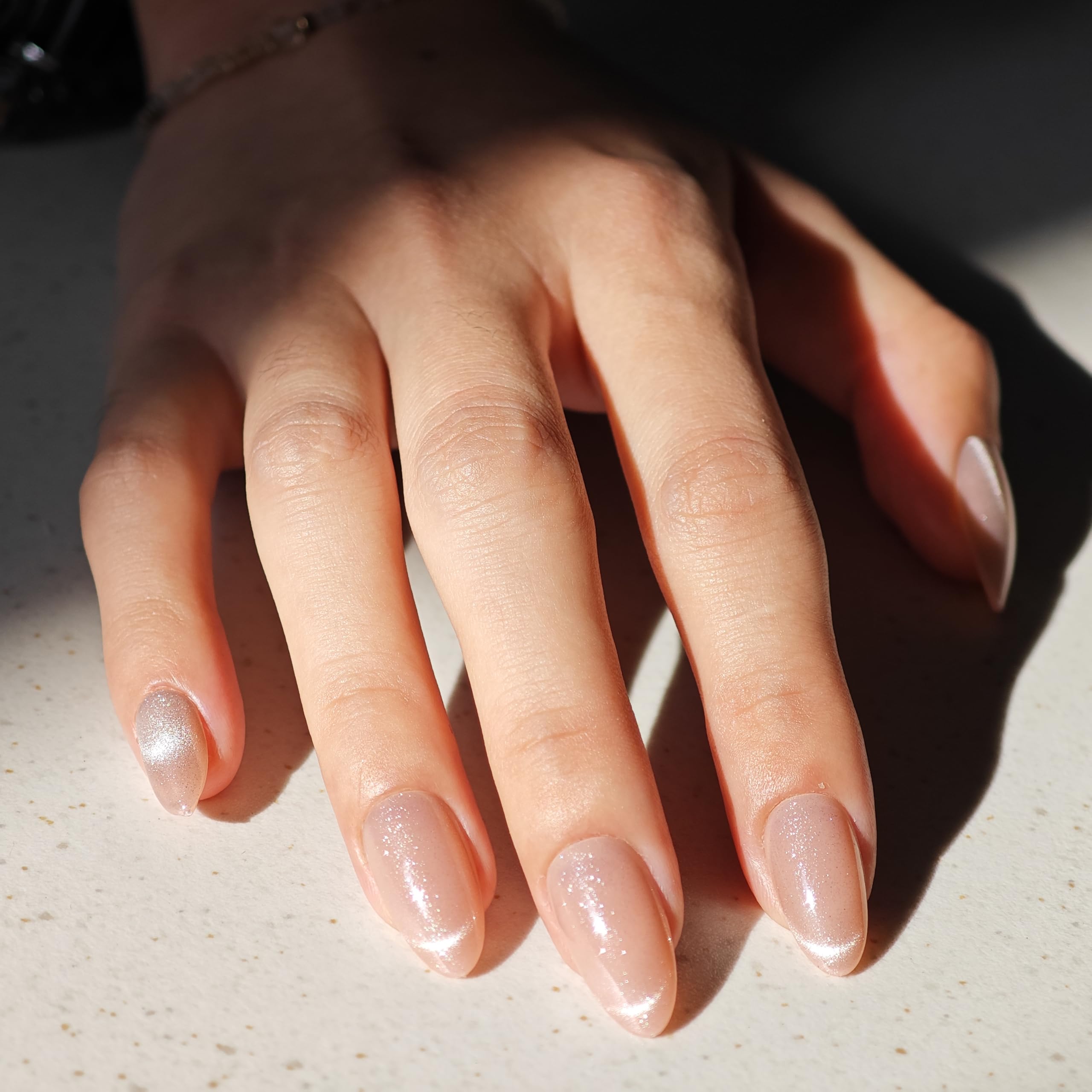 SnypeeLab cat-eye press-on nails almond shape for instant salon-style nails