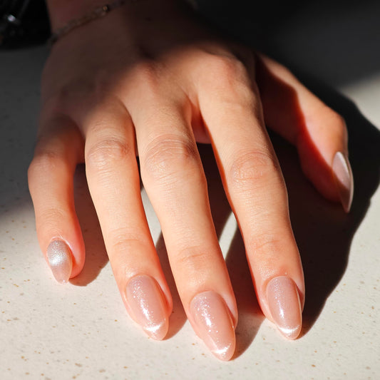 SnypeeLab cat-eye press-on nails almond shape for instant salon-style nails