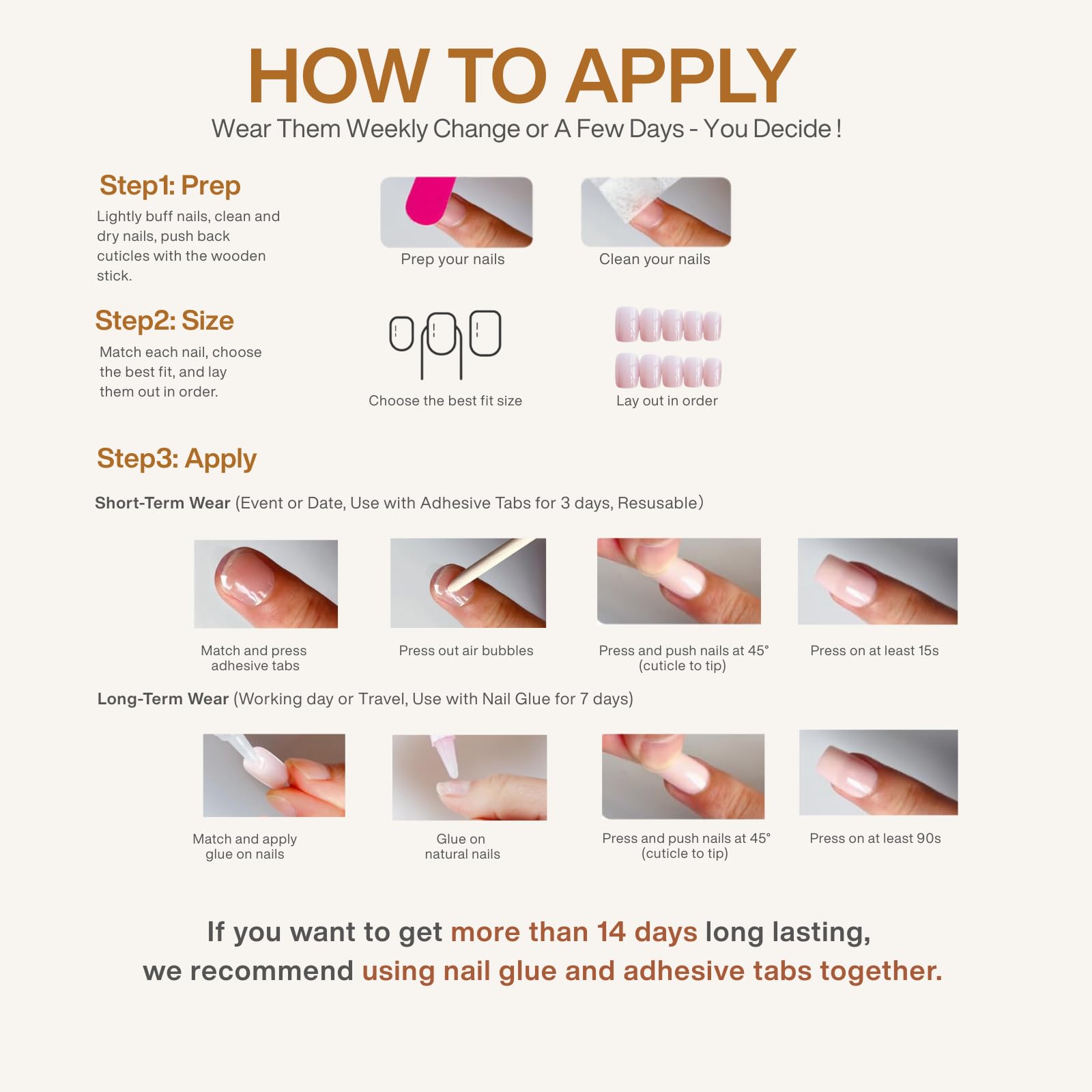 SnypeeLab reusable nails allow quick experiments with styles.