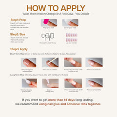 SnypeeLab reusable nails allow quick experiments with styles.