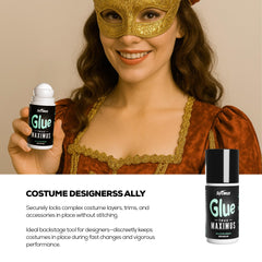 So Danca Glue-teus Maximus hypoallergenic formula stays gentle on skin during performances.