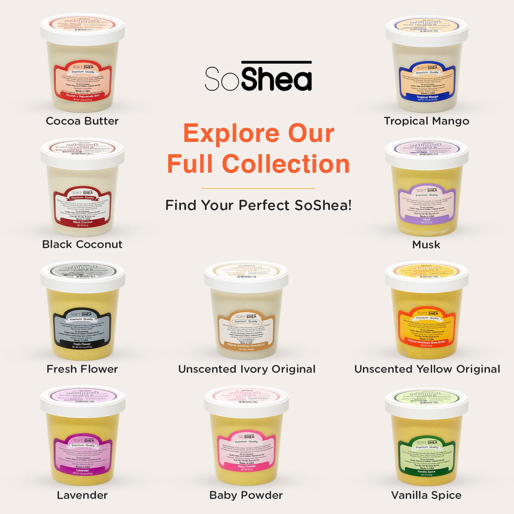 SoShea made-in-usa packaging suggests quality and heritage care.