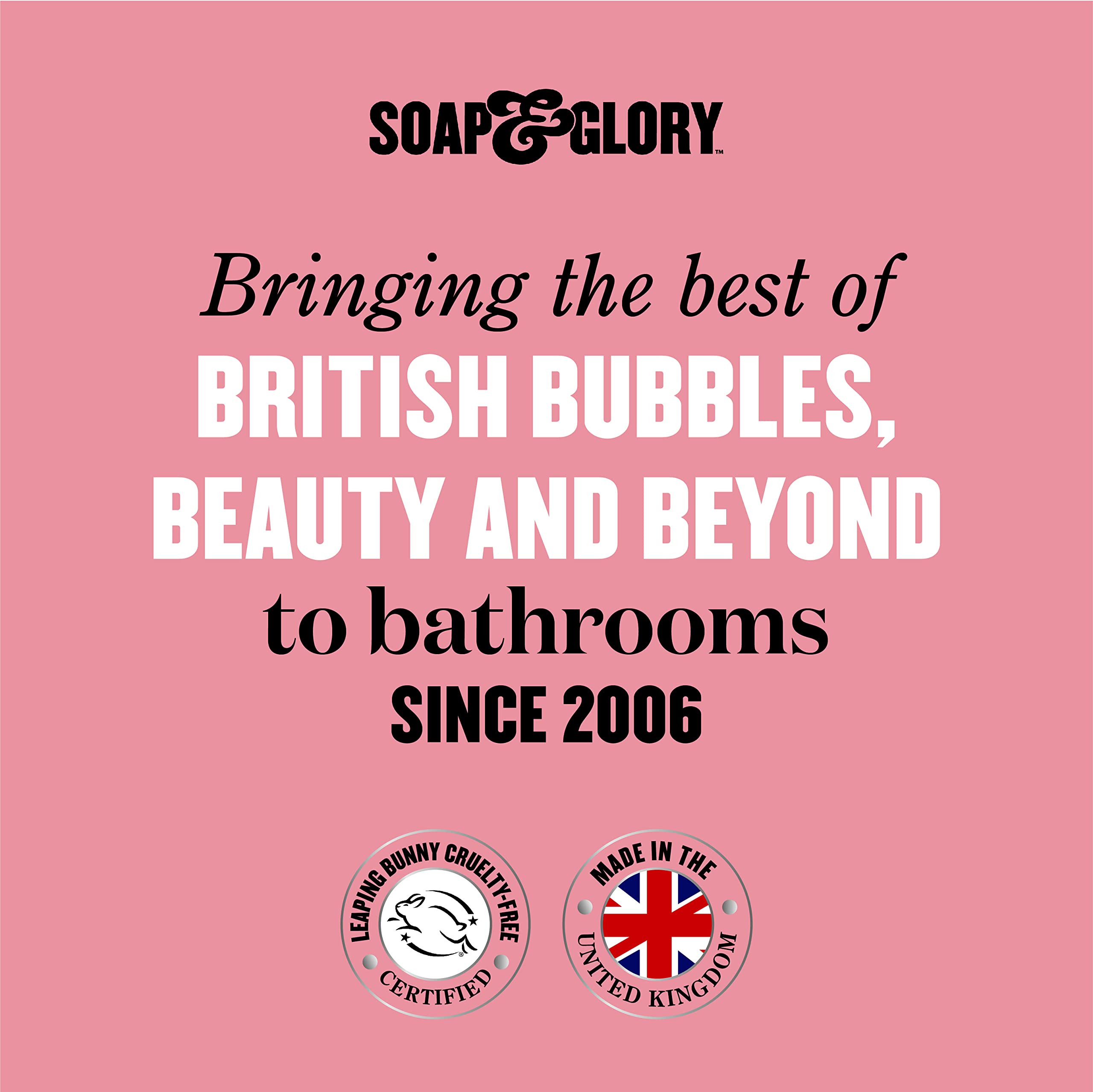 Soap & Glory fig and lemon notes visible in product shot.