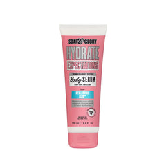 Soap & Glory Hydrate Expectations bottle front, vibrant pink packaging for daily hydration.