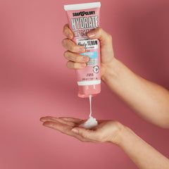 Soap & Glory Hydrate Expectations fragrance notes, pink scent with patchouli and rose.