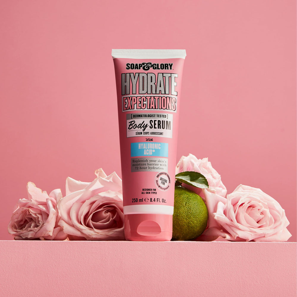 Soap & Glory Hydrate Expectations pack-2 packaging highlights value and convenience.
