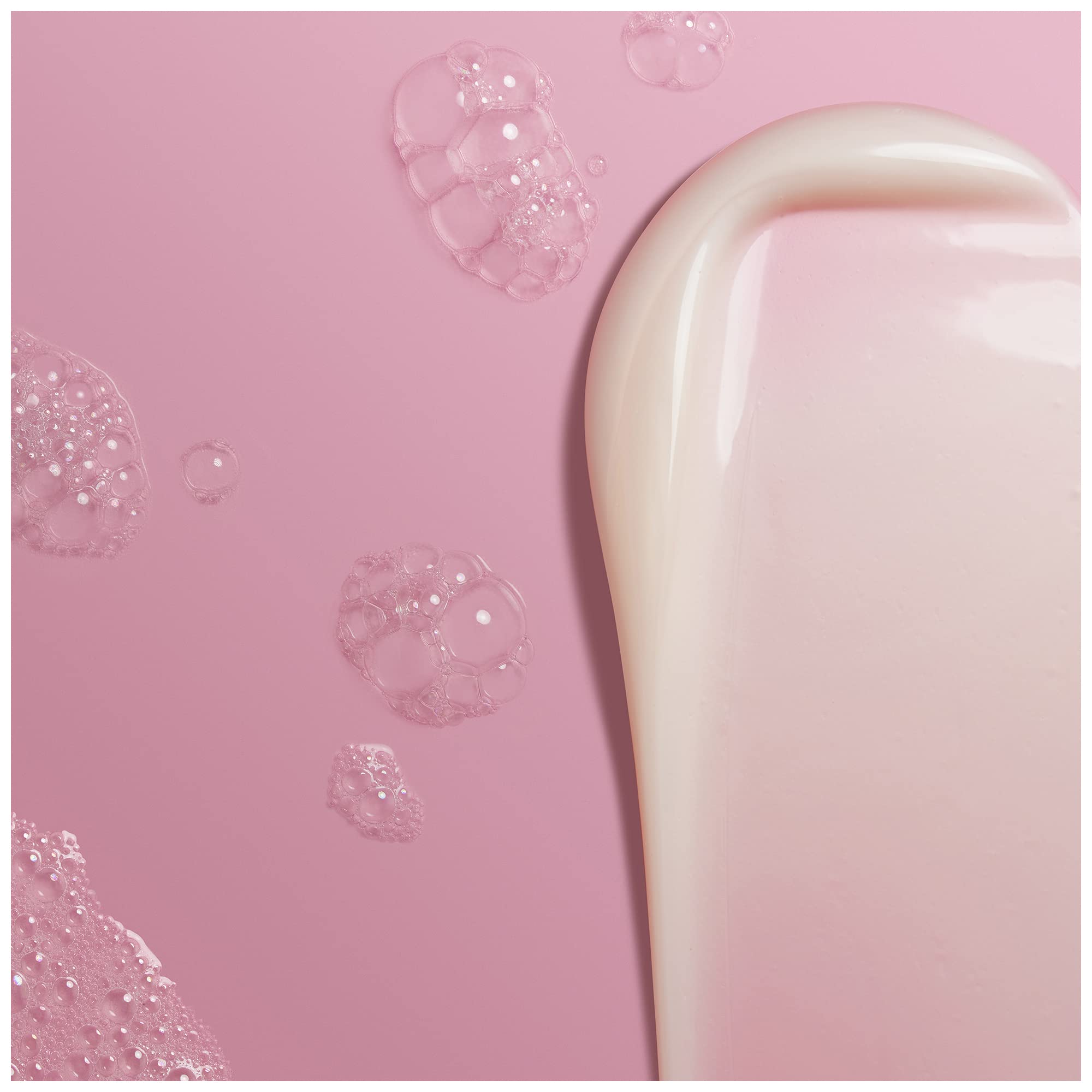 Soap & Glory Original Pink foamy lather closeup for hydrated, clean skin after shower.