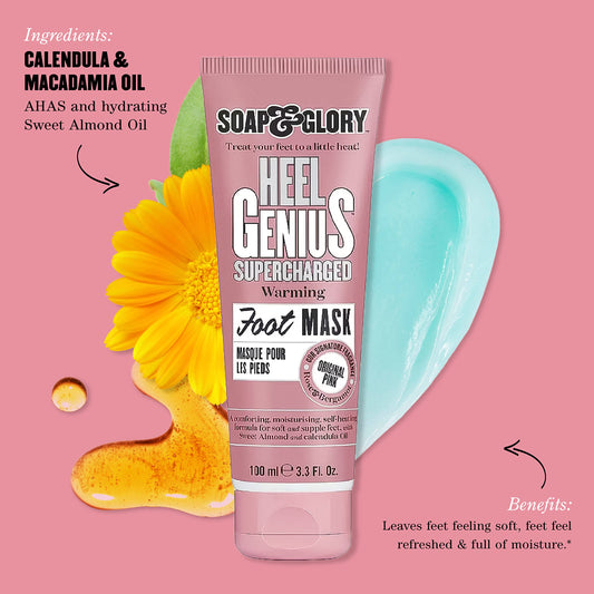 Soap & Glory Heel Genius warms on tired feet for comfort