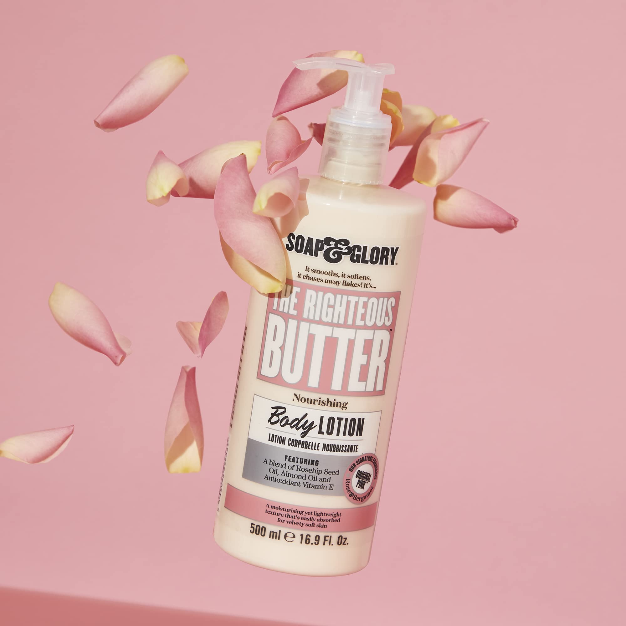 Soap & Glory Original Pink shea butter aloe vera vitamin E for skin nourishment