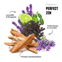 Back exfoliator action with Perfect Zen for soft, even buffing