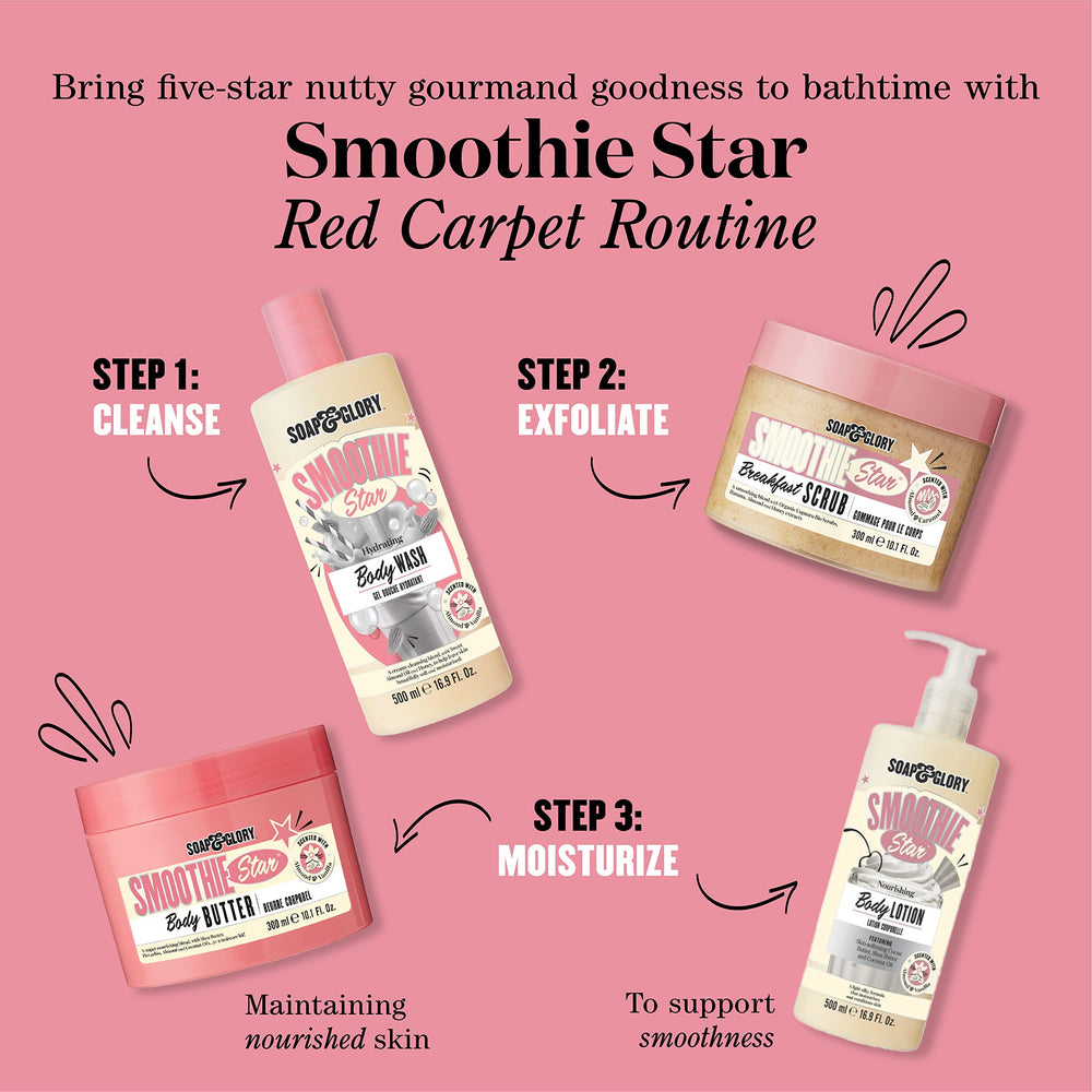 Soap & Glory Smoothie Star duo-pack packaging for value skincare.