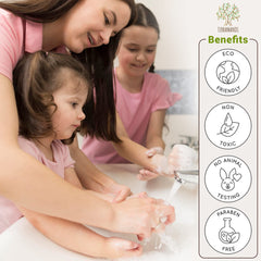 Soap Sense travel-friendly packaging with tablets ready for on-the-go use.