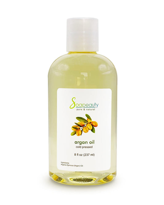 Soapeauty Argan Oil in a Moroccan glass bottle for premium skin hydration
