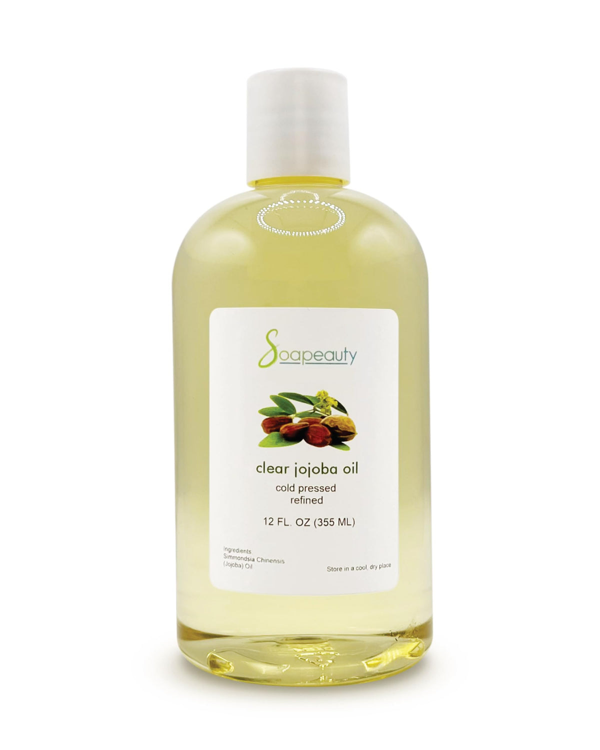 Soapeauty Clear Jojoba Oil bottle pour for lightweight moisture on skin
