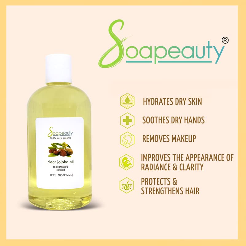Soapeauty Clear Jojoba Oil face application demonstrating smooth, versatile skincare